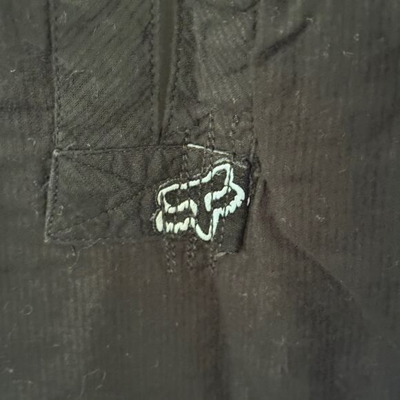 Fox Black Babydoll Long Sleeve Tee Womens Small Casual Top - Picture 6 of 8